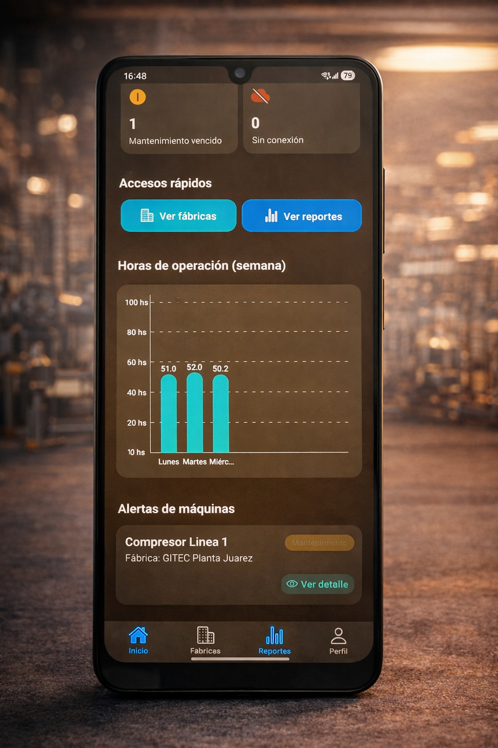 Gitec Machine Monitor