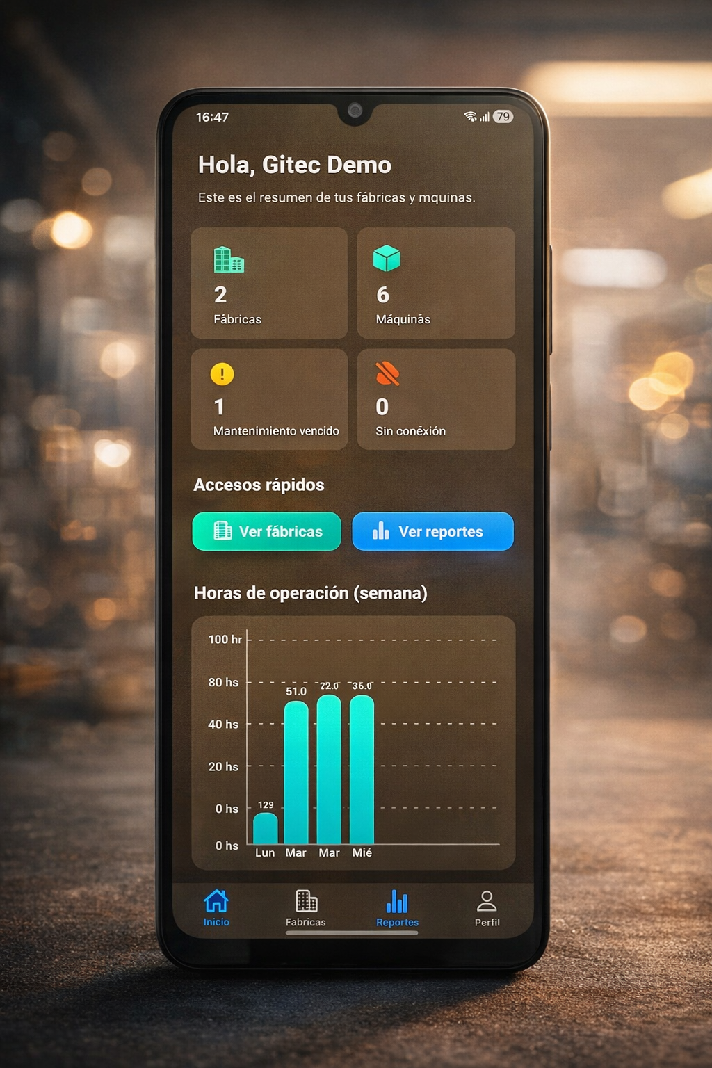Gitec Machine Monitor