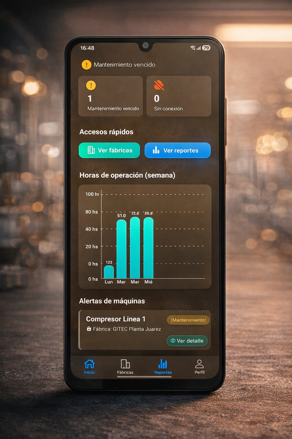 Gitec Machine Monitor