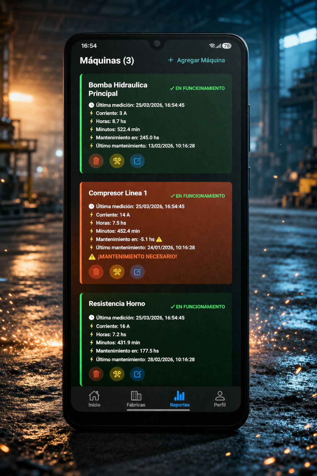 Gitec Machine Monitor